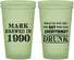 Custom Birthday 22 oz Glow In The Dark Cups - 40th | 20148