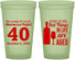 Custom Birthday 22 oz Glow In The Dark Cups - 40th Wine | 20155