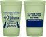 Custom Birthday 22 oz Glow In The Dark Cups - Cheers Beers To 40 Years | 20165