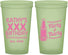 Custom Birthday 22 oz Glow In The Dark Cups - 30th Flirty At Thirty | 20191