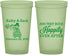 Custom Wedding 22 oz Glow In The Dark Cups - Happily Ever After Tractor | 202
