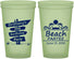 Custom Birthday 22 oz Glow In The Dark Cups - 65th Beach | 20210