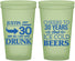 Custom Birthday 22 oz Glow In The Dark Cups - Cheers To 30 Years | 20219