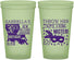 Custom Birthday 22 oz Glow In The Dark Cups - 30th Mardi Gras | 20246