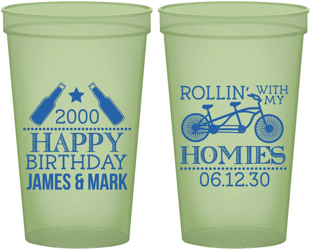 Custom Birthday 22 oz Glow In The Dark Cups - 30th | 20259