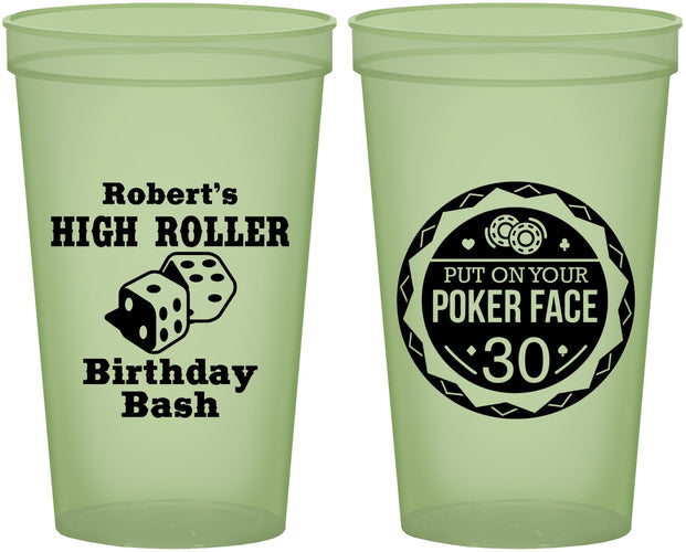 Custom Birthday 22 oz Glow In The Dark Cups - 30th Las Vegas | 20262