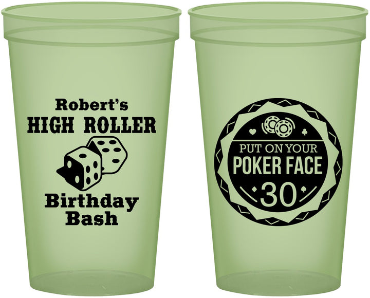 Custom Birthday 22 oz Glow In The Dark Cups - 30th Las Vegas | 20262