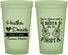 Custom Wedding 22 oz Glow In The Dark Cups - Siesta Fiesta Mexico | 207