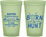 Custom Easter 22 oz Glow In The Dark Cups - Born To Hunt | 210001