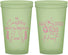Custom Easter 22 oz Glow In The Dark Cups - Eggcited For Hunt Bunny | 210011
