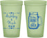 Custom Wedding 22 oz Glow In The Dark Cups - The Hunt Is Over Mason Jar | 211