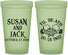 Custom Wedding 22 oz Glow In The Dark Cups - Til Death Do Us Part | 213