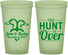 Custom Wedding 22 oz Glow In The Dark Cups - The Hunt Is Over Duck | 217