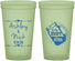 Custom Wedding 22 oz Glow In The Dark Cups - The Hunt Is Over Mason Jar | 218