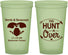 Custom Wedding 22 oz Glow In The Dark Cups - The Hunt Is Over Deer | 220