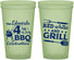 Custom 4th Of July 22 oz Glow In The Dark Cups - Red White Grill | 220005