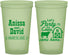 Custom Wedding 22 oz Glow In The Dark Cups - Party Til The Cows Come Home | 222