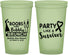 Custom Awareness 22 oz Glow In The Dark Cups - Party Like A Survivor | 230006
