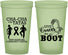 Custom Awareness 22 oz Glow In The Dark Cups - Give Cancer A Boot | 230011