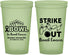 Custom Awareness 22 oz Glow In The Dark Cups - Bowling Strike Out | 230015