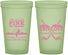Custom Awareness 22 oz Glow In The Dark Cups - Gold Drive Out | 230017