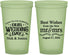 Custom Wedding 22 oz Glow In The Dark Cups - Best Wishes Mr And Mrs | 242