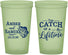Custom Wedding 22 oz Glow In The Dark Cups - Catch Of A Lifetime Fish | 246