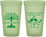 Custom Wedding 22 oz Glow In The Dark Cups - Two Little Love Birds | 249