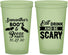 Custom Halloween 22 oz Glow In The Dark Cups - Boo Booze Scary | 250000