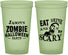 Custom Halloween 22 oz Glow In The Dark Cups - Eat Drink Be Scary | 250003