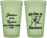 Custom Halloween 22 oz Glow In The Dark Cups - Skeleton | 250017