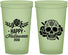 Custom Halloween 22 oz Glow In The Dark Cups - Sugar Skull | 250020