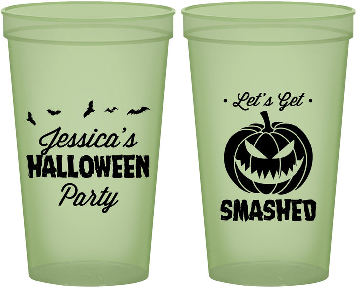 Custom Halloween 22 oz Glow In The Dark Cups - Pumpkin | 250030