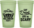 Custom Halloween 22 oz Glow In The Dark Cups - Eat Drink Be Scary | 250033