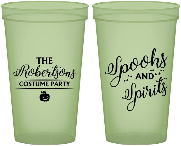 Custom Halloween 22 oz Glow In The Dark Cups - Spooks Spirits | 250037