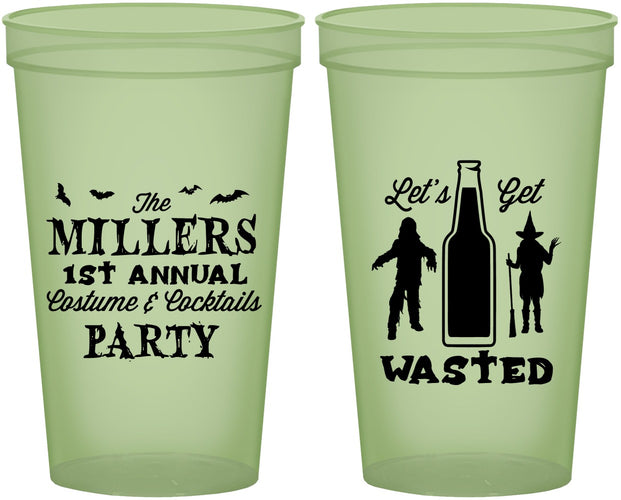 Custom Halloween 22 oz Glow In The Dark Cups - Werewolf Witch | 250039