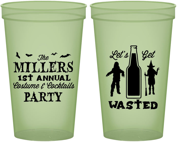 Custom Halloween 22 oz Glow In The Dark Cups - Werewolf Witch | 250039