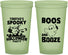 Custom Halloween 22 oz Glow In The Dark Cups - Boos And Booze | 250041