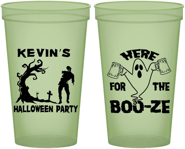 Custom Halloween 22 oz Glow In The Dark Cups - Ghost | 250046