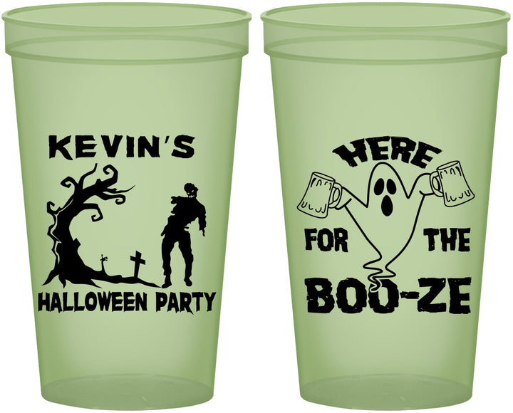 Custom Halloween 22 oz Glow In The Dark Cups - Ghost | 250046