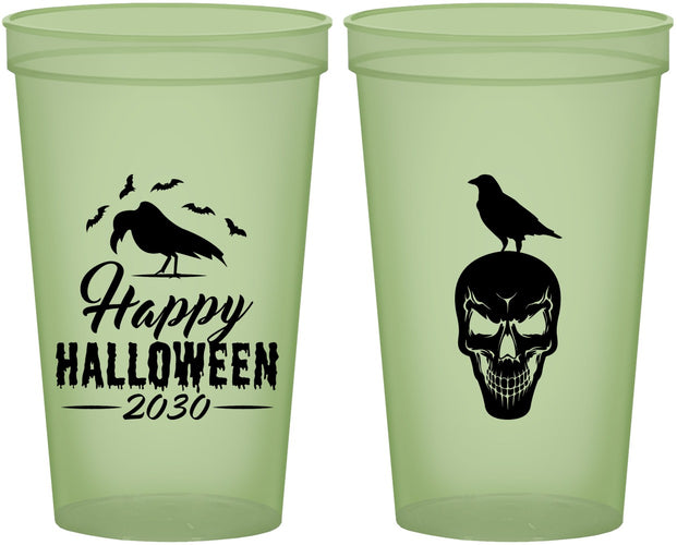 Custom Halloween 22 oz Glow In The Dark Cups - Skeleton | 250056
