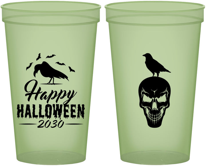 Custom Halloween 22 oz Glow In The Dark Cups - Skeleton | 250056