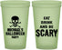 Custom Halloween 22 oz Glow In The Dark Cups - Eat Drink Be Scary | 250059