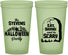Custom Halloween 22 oz Glow In The Dark Cups - Eat Drink Be Scary | 250074