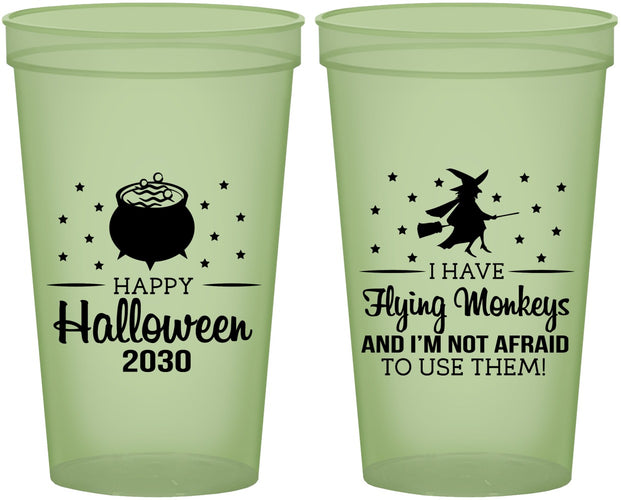 Custom Halloween 22 oz Glow In The Dark Cups - Witch | 250084