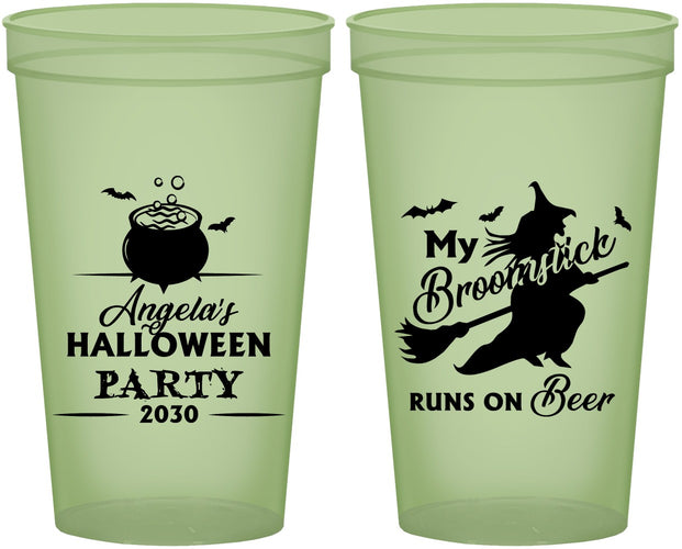 Custom Halloween 22 oz Glow In The Dark Cups - Witch | 250090