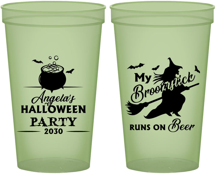 Custom Halloween 22 oz Glow In The Dark Cups - Witch | 250090