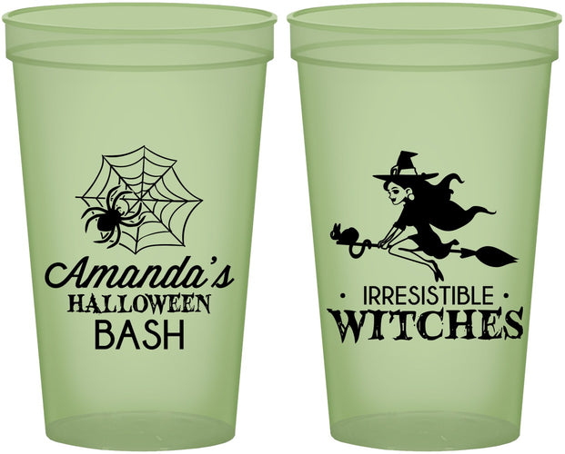 Custom Halloween 22 oz Glow In The Dark Cups - Witches | 250092