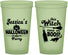 Custom Halloween 22 oz Glow In The Dark Cups - Witch Boos | 250097