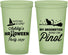 Custom Halloween 22 oz Glow In The Dark Cups - Witch Broomstick | 250098